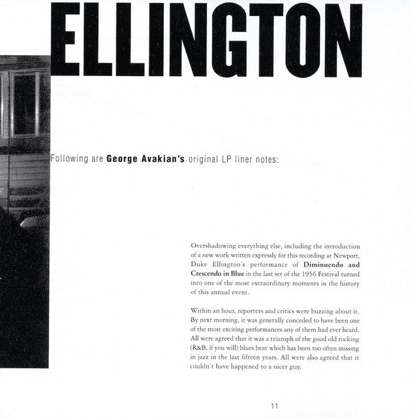 Ellington At Newport 1956 (Complete) (2xCD) | Near Mint (NM or M-) Near Mint (NM or M-) - JAZZ / USED *NEAR MINT*