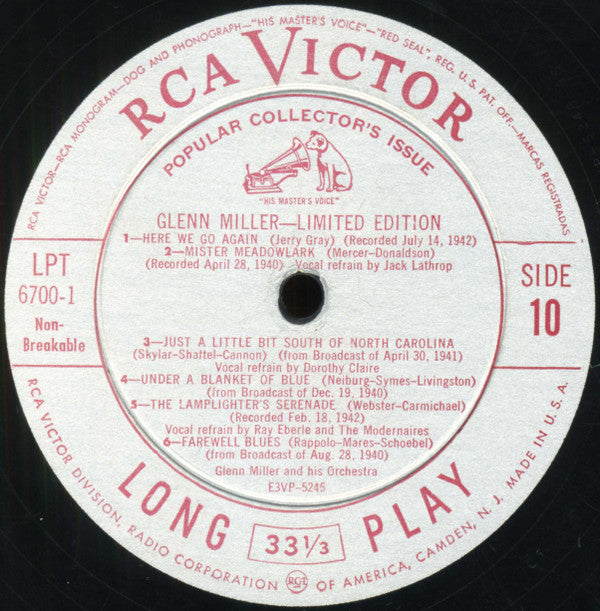 Glenn Miller And His Orchestra - Limited Edition | Very Good Plus (VG+) Near Mint (NM) - JAZZ / USED *VERY GOOD++*
