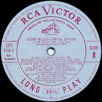 Glenn Miller And His Orchestra - Limited Edition | Very Good Plus (VG+) Near Mint (NM) - JAZZ / USED *VERY GOOD++*