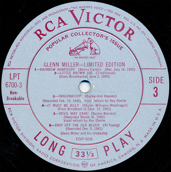 Glenn Miller And His Orchestra - Limited Edition | Very Good Plus (VG+) Near Mint (NM) - JAZZ / USED *VERY GOOD++*