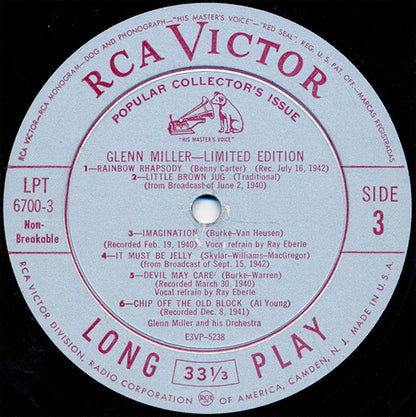Glenn Miller And His Orchestra - Limited Edition | Very Good Plus (VG+) Near Mint (NM) - JAZZ / USED *VERY GOOD++*