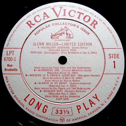 Glenn Miller And His Orchestra - Limited Edition | Very Good Plus (VG+) Near Mint (NM) - JAZZ / USED *VERY GOOD++*