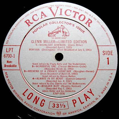 Glenn Miller And His Orchestra - Limited Edition | Very Good Plus (VG+) Near Mint (NM) - JAZZ / USED *VERY GOOD++*