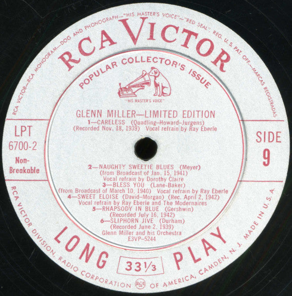 Glenn Miller And His Orchestra - Limited Edition | Very Good Plus (VG+) Near Mint (NM) - JAZZ / USED *VERY GOOD++*