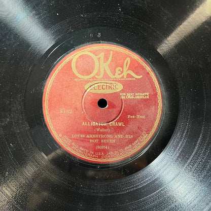 Louis Armstrong & His Hot Seven - Willie the Weeper / Alligator Crawl (10" 78RPM) | Very Good Plus (VG+) Very Good Plus (VG+) - JAZZ / USED *VERY GOOD+*