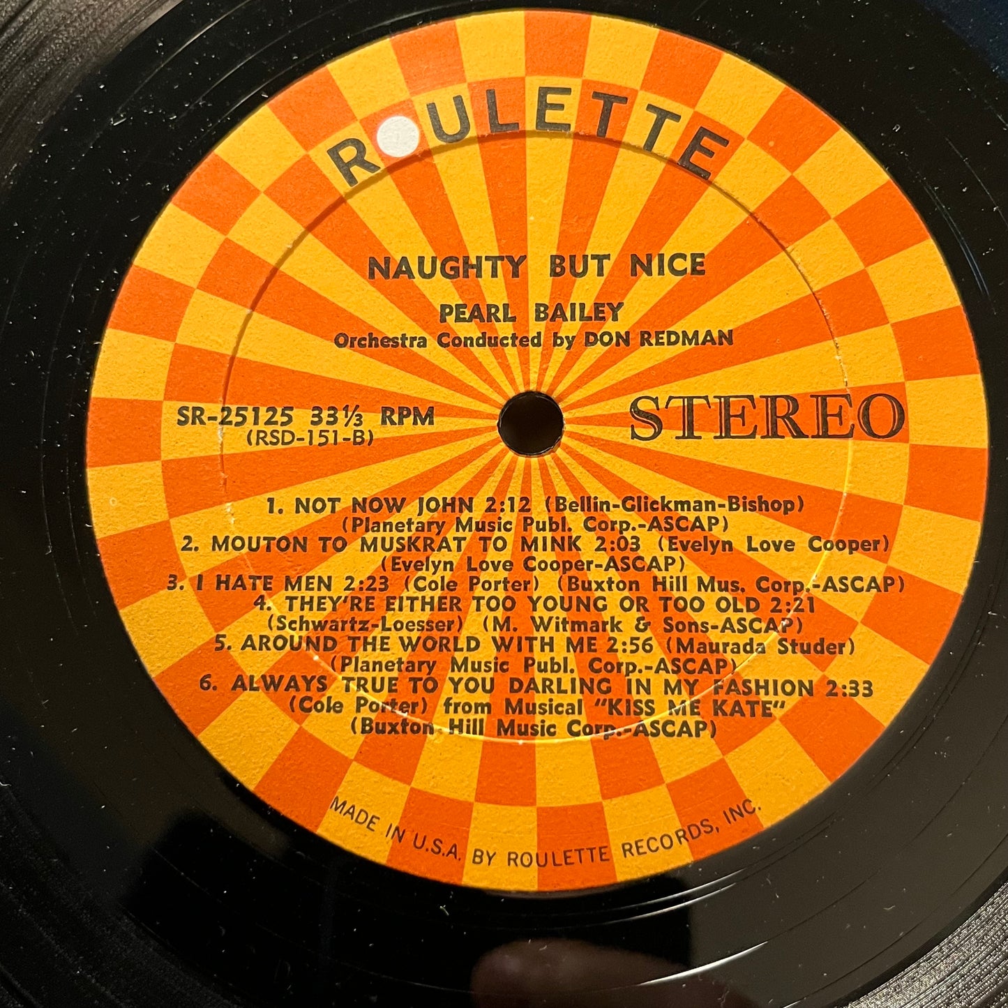 Pearl Bailey - Naughty But Nice | Very Good Plus (VG+) Very Good Plus (VG+) - JAZZ / USED *VERY GOOD+*