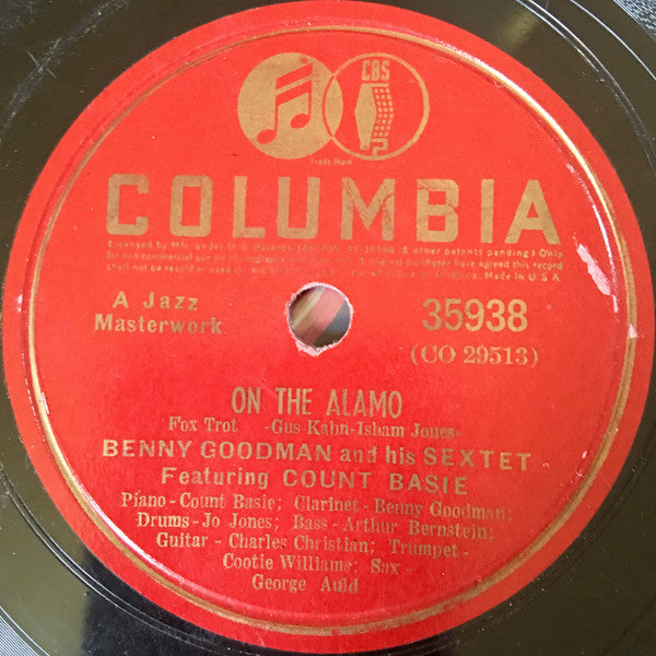 On The Alamo / Gone With What Draft (10" 78RPM RECORD) | Very Good Plus (VG+) Generic - JAZZ / USED *VERY GOOD+*