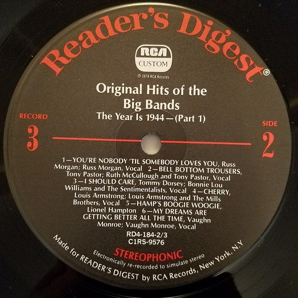 Various - Original Hits Of The Big Bands *BOX* | Very Good Plus (VG+) Very Good Plus (VG+) - JAZZ / USED *VERY GOOD++*