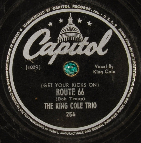 (Get Your Kicks On) Route 66 / Everyone Is Sayin' Hello Again (Why Must We Say Goodbye?)(10" 78RPM) | Very Good (VG) Generic - JAZZ / USED *VERY GOOD+*