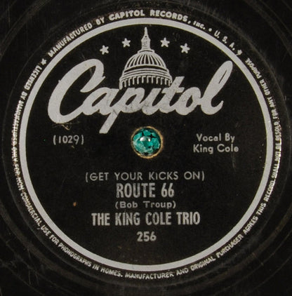 (Get Your Kicks On) Route 66 / Everyone Is Sayin' Hello Again (Why Must We Say Goodbye?)(10" 78RPM) | Very Good (VG) Generic - JAZZ / USED *VERY GOOD+*