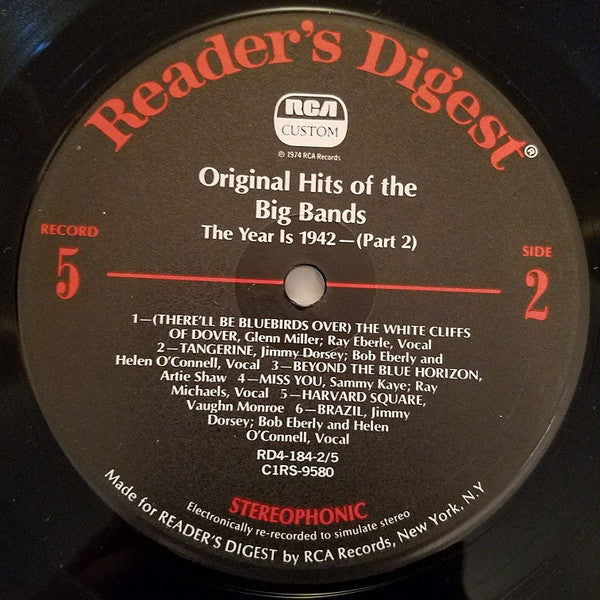 Various - Original Hits Of The Big Bands *BOX* | Very Good Plus (VG+) Very Good Plus (VG+) - JAZZ / USED *VERY GOOD++*