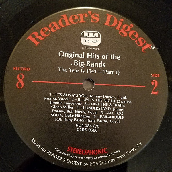 Various - Original Hits Of The Big Bands *BOX* | Very Good Plus (VG+) Very Good Plus (VG+) - JAZZ / USED *VERY GOOD++*