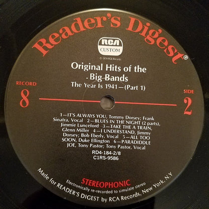 Various - Original Hits Of The Big Bands *BOX* | Very Good Plus (VG+) Very Good Plus (VG+) - JAZZ / USED *VERY GOOD++*