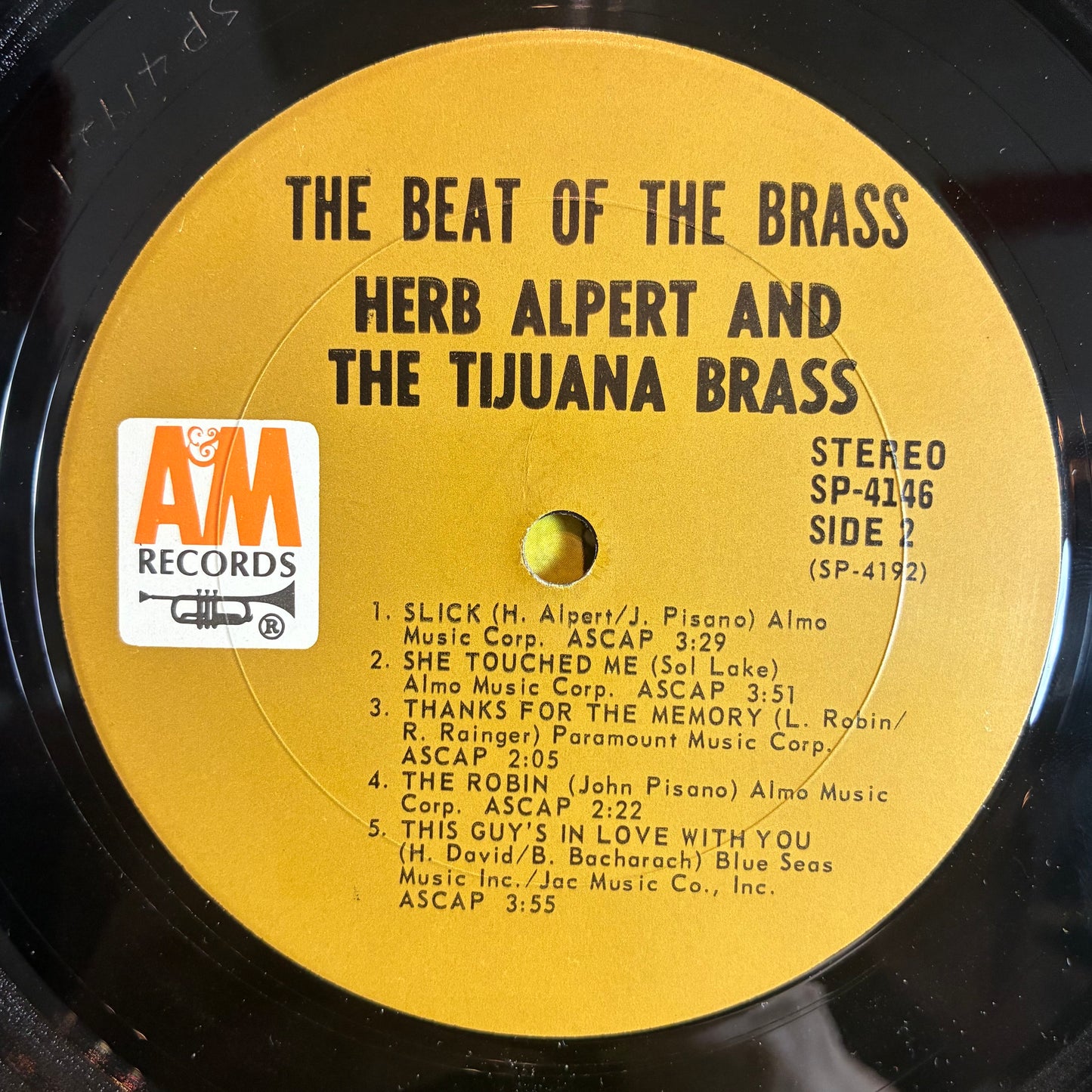 The Beat Of The Brass (VINYL) | Very Good Plus (VG+) Excellent+ (EX+) - JAZZ / USED *VERY GOOD+*
