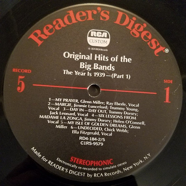 Original Hits Of The Big Bands *BOX* | Very Good Plus (VG+) Very Good Plus (VG+)