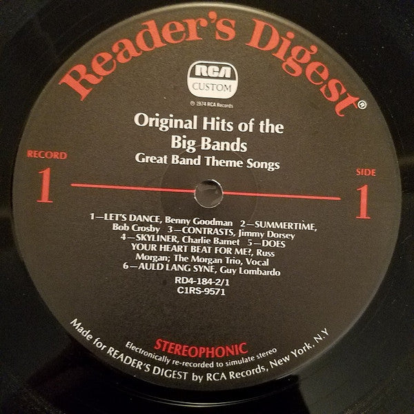 Various - Original Hits Of The Big Bands *BOX* | Very Good Plus (VG+) Very Good Plus (VG+) - JAZZ / USED *VERY GOOD++*