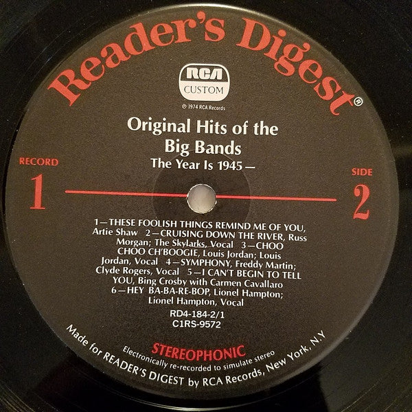 Original Hits Of The Big Bands *BOX* | Very Good Plus (VG+) Very Good Plus (VG+)