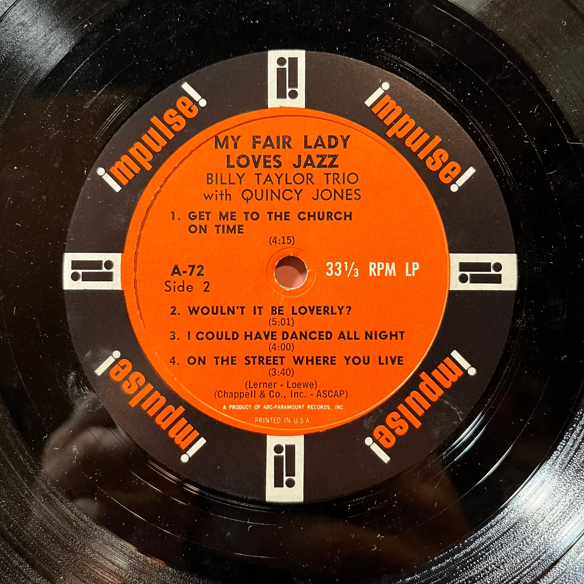 Billy Taylor Trio - My Fair Lady Loves Jazz (VINYL) | Very Good Plus (VG+) Very Good (VG) - JAZZ / USED *VERY GOOD+*