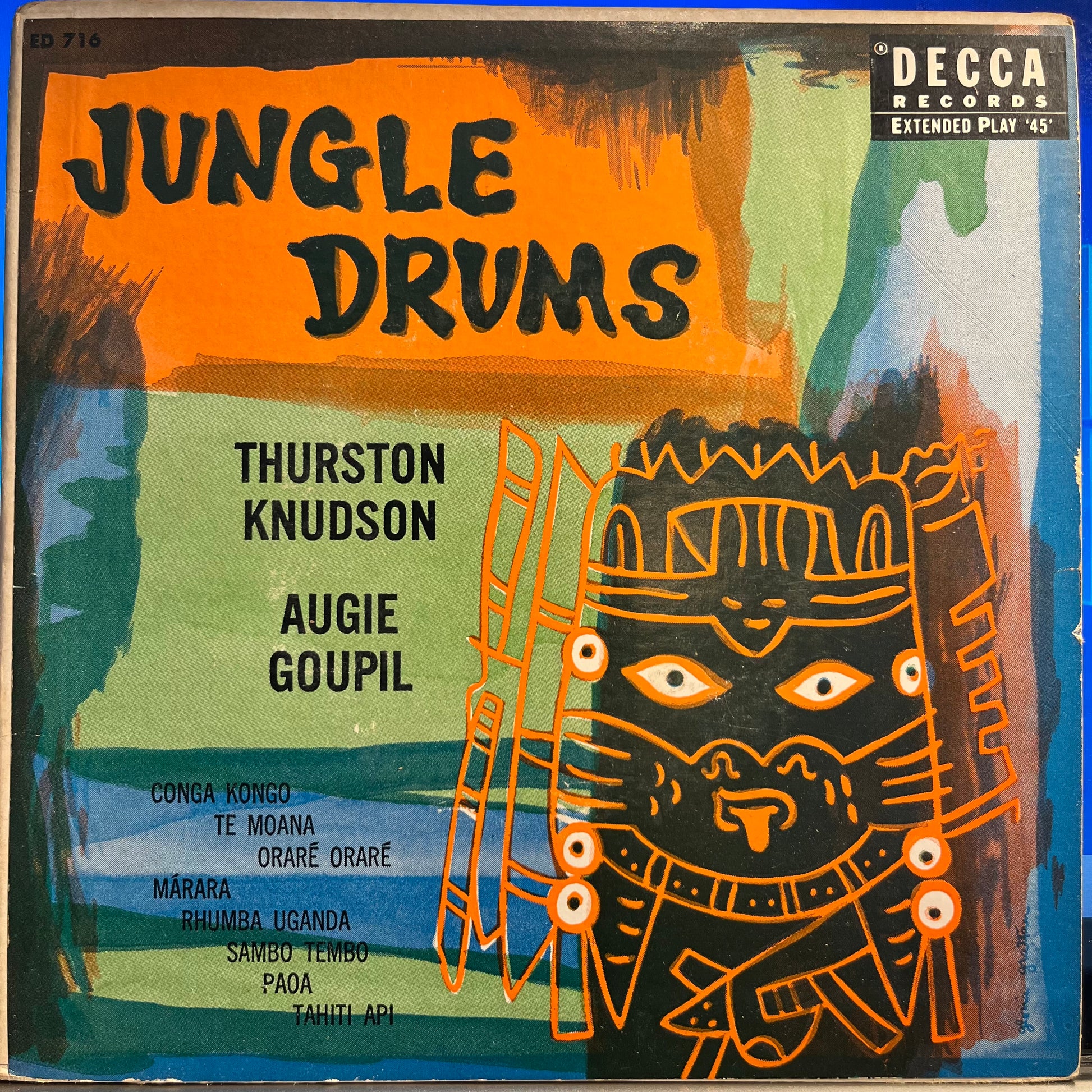 Thurston Knudson - Jungle Drums *2X7"* | - JAZZ / USED *VERY GOOD+*