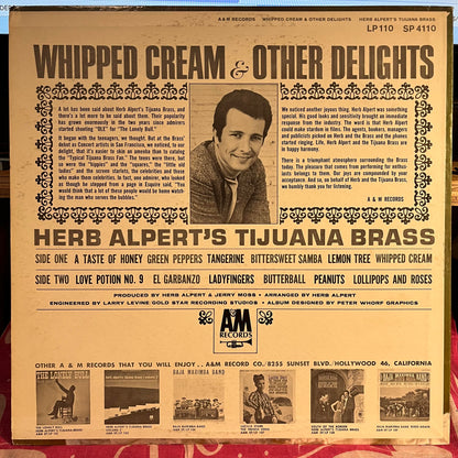 Herb Alpert & The Tijuana Brass - Whipped Cream & Other Delights *PITMAN* | Very Good Plus (VG+) Near Mint (NM) - JAZZ / USED *VERY GOOD++*