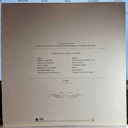 Come Fly With Me (VINYL) | Very Good Plus (VG+) Excellent+ (EX+) - JAZZ / USED *VERY GOOD+*