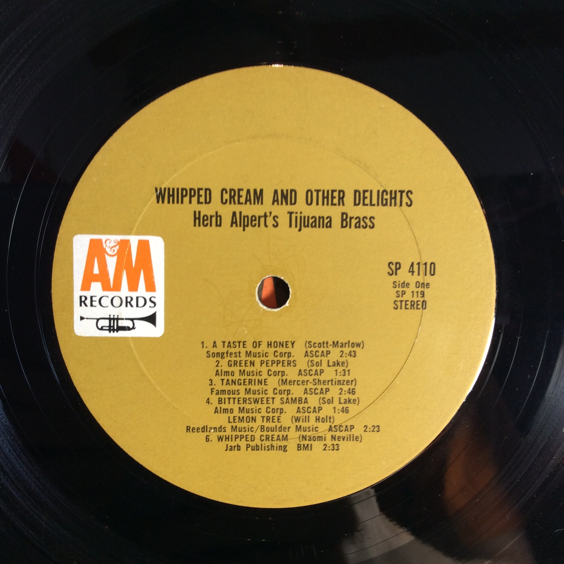 Whipped Cream & Other Delights (VINYL) | Very Good Plus (VG+) Excellent+ (EX+) - JAZZ / USED *VERY GOOD+*