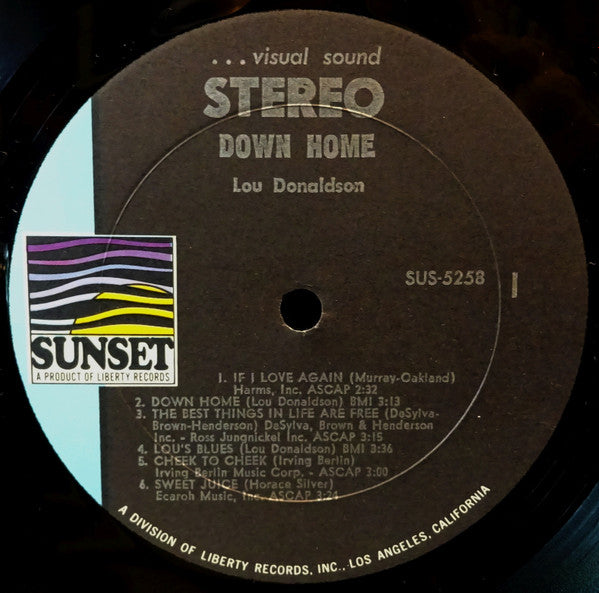 Lou Donaldson - Down Home (VINYL LP) | Very Good Plus (VG+) Very Good Plus (VG+) - JAZZ / USED *VERY GOOD+*