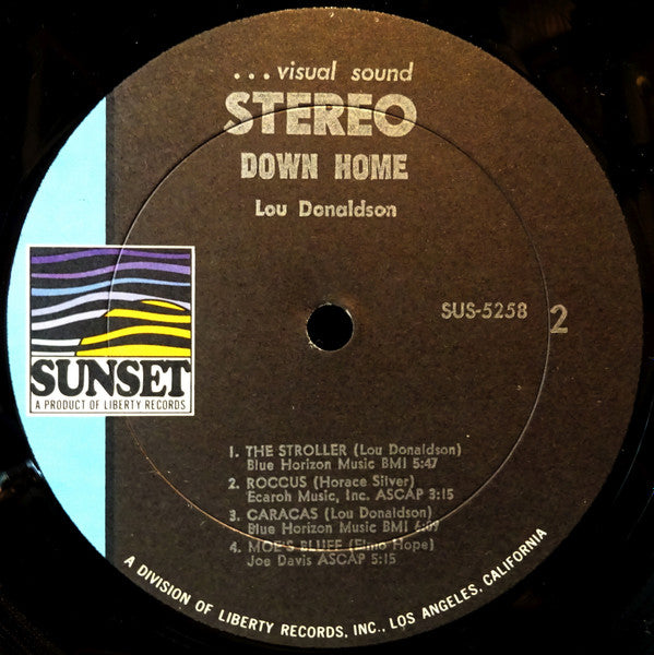 Lou Donaldson - Down Home (VINYL LP) | Very Good Plus (VG+) Very Good Plus (VG+) - JAZZ / USED *VERY GOOD+*