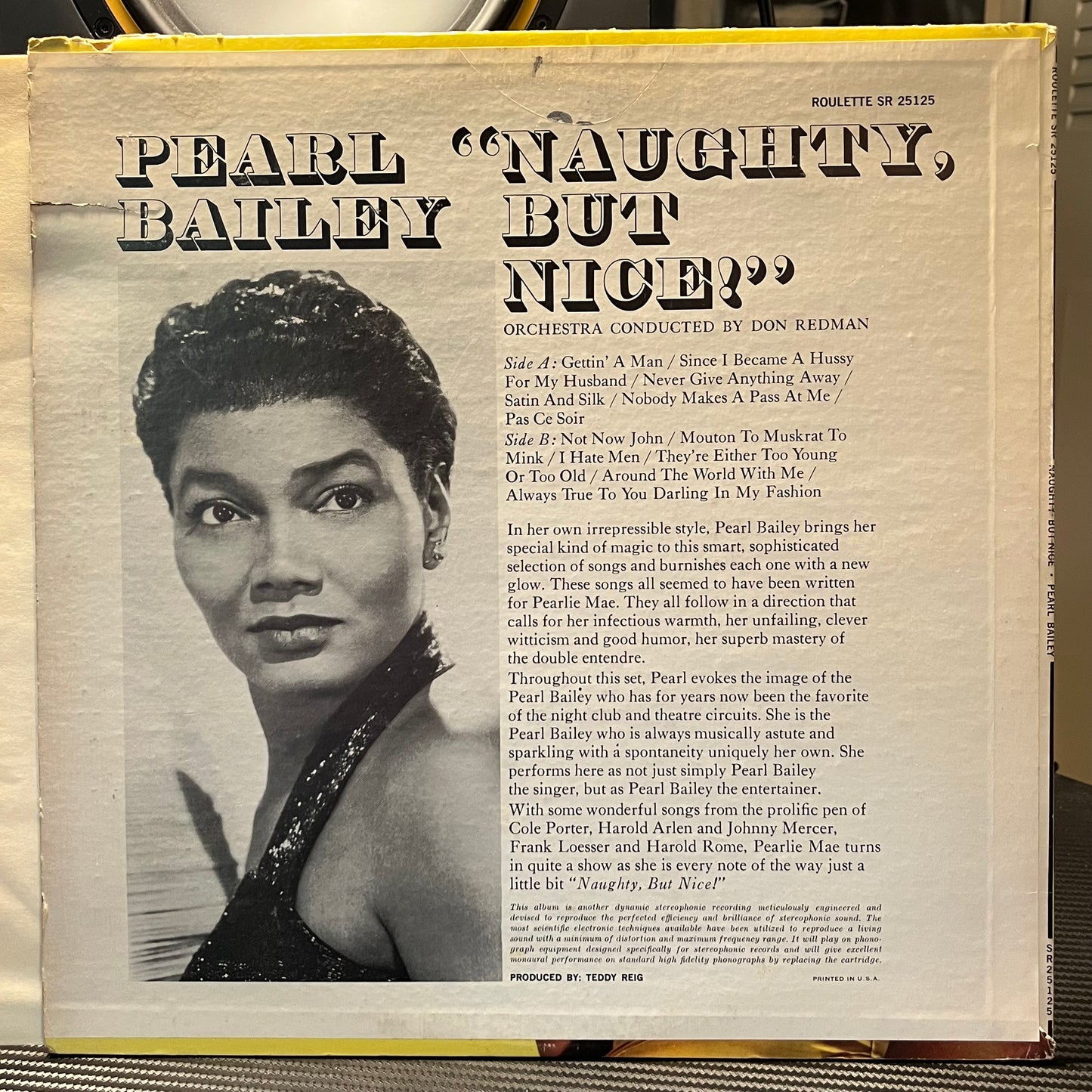 Pearl Bailey - Naughty But Nice | Very Good Plus (VG+) Very Good Plus (VG+) - JAZZ / USED *VERY GOOD+*