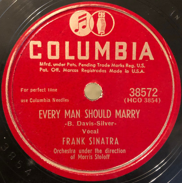 Every Man Should Marry / If I Ever Love Again (10" 78RPM RECORD) | Very Good Plus Plus (VG++) Very Good (VG) - JAZZ / USED *VERY GOOD++*