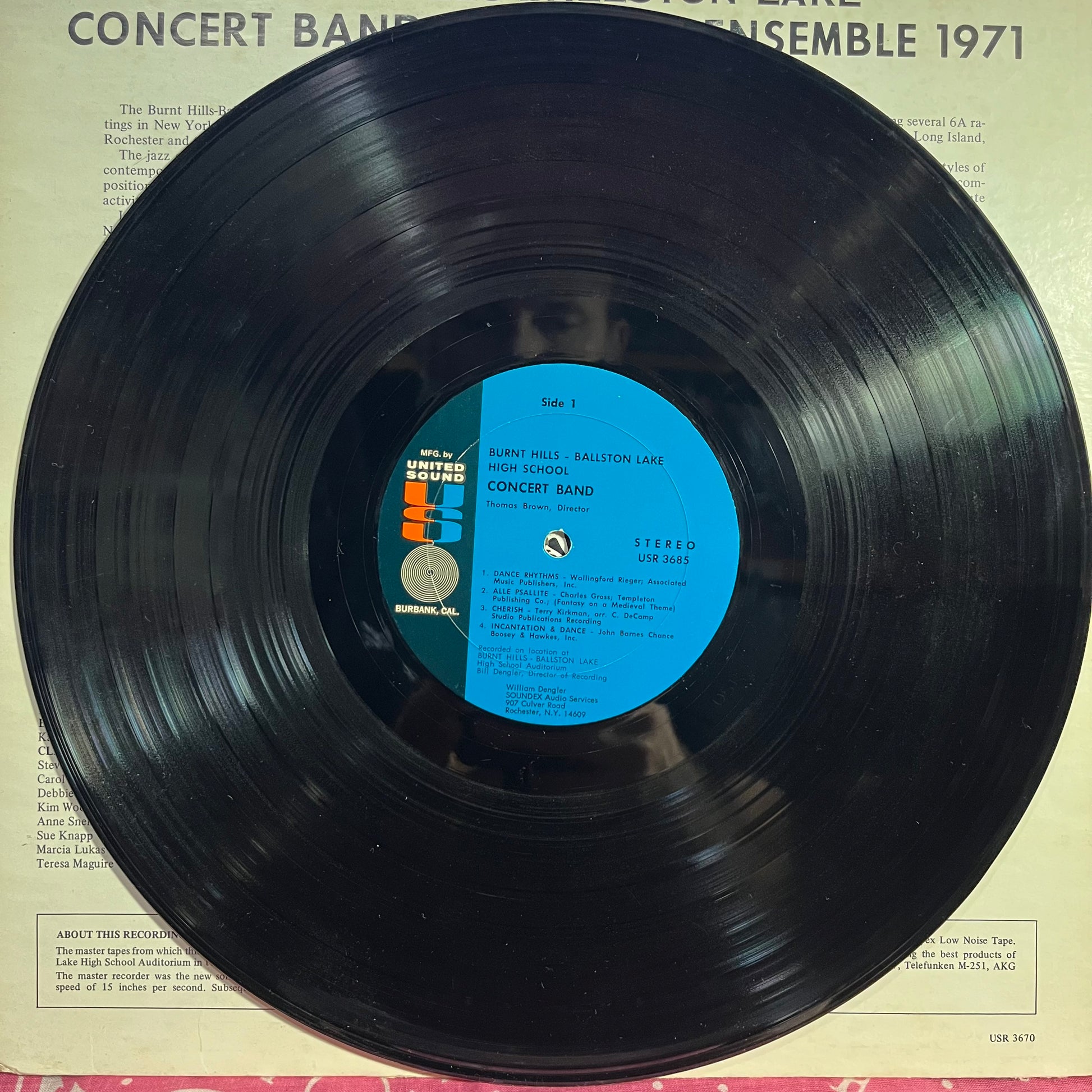 Burnt Hills - Ballston Lake Concert Band And Jazz - Burnt Hills | Very Good Plus (VG+) Very Good Plus (VG+) - JAZZ / USED *VERY GOOD+*