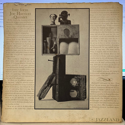 Joe Harriott Quintet - Free Form | Very Good (VG) Good Plus (G+) - JAZZ / USED *VERY GOOD/MONO/VINYL*