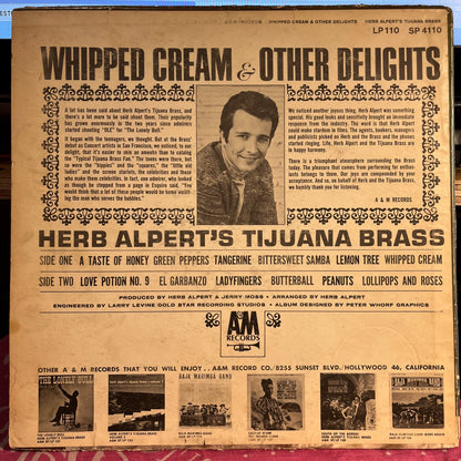 Herb Alpert & The Tijuana Brass - Whipped Cream & Other Delights | Very Good (VG) Very Good (VG) - JAZZ / USED *VERY GOOD*