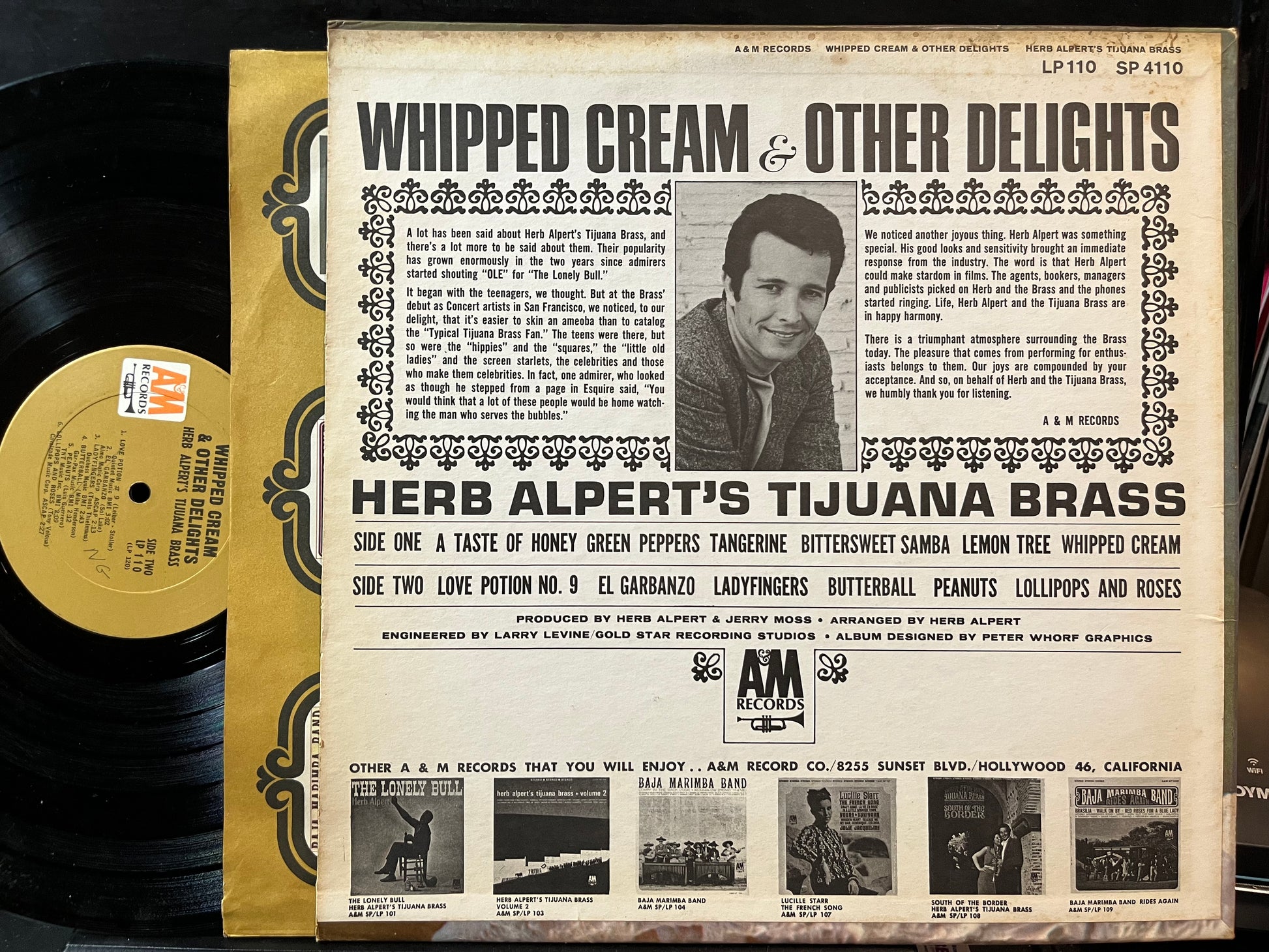Herb Alpert & The Tijuana Brass - Whipped Cream & Other Delights (VINYL) | Very Good (VG) Excellent+ (EX+) - JAZZ / USED *VERY GOOD*
