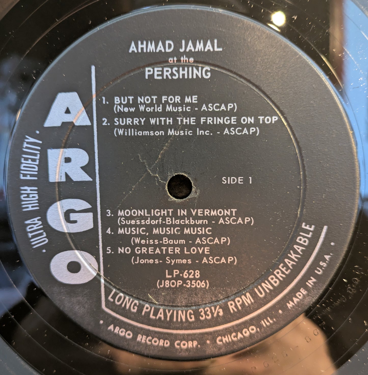 Ahmad Jamal Trio At The Pershing (But Not For Me) (VINYL) | Very Good (VG) Very Good Plus (VG+) - JAZZ / USED *VERY GOOD*