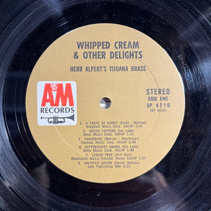 Herb Alpert & The Tijuana Brass - Whipped Cream & Other Delights | Very Good (VG) Very Good (VG) - JAZZ / USED *VERY GOOD*