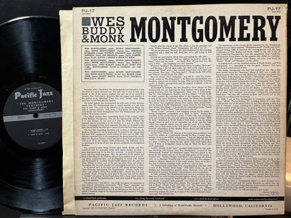 The Montgomery Brothers - The Montgomery Brothers (VINYL LP Pacific Jazz PJ-17 1961) | Very Good (VG) Excellent (EX) - JAZZ / USED *VERY GOOD*
