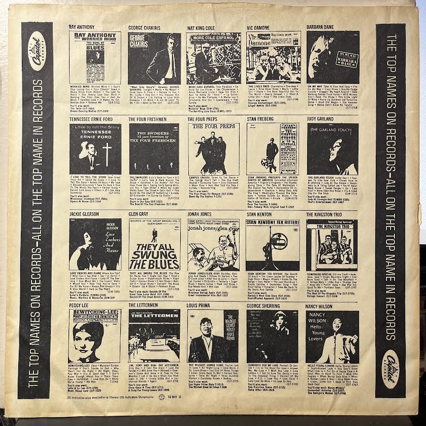 In The Wee Small Hours (VINYL) | Very Good (VG) Excellent (EX) - JAZZ / USED *VERY GOOD*