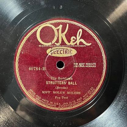 A Hot Time In The Old Town / The Darktown Strutters' Ball (10" 78RPM) | Very Good (VG) Generic - JAZZ / USED *VERY GOOD*