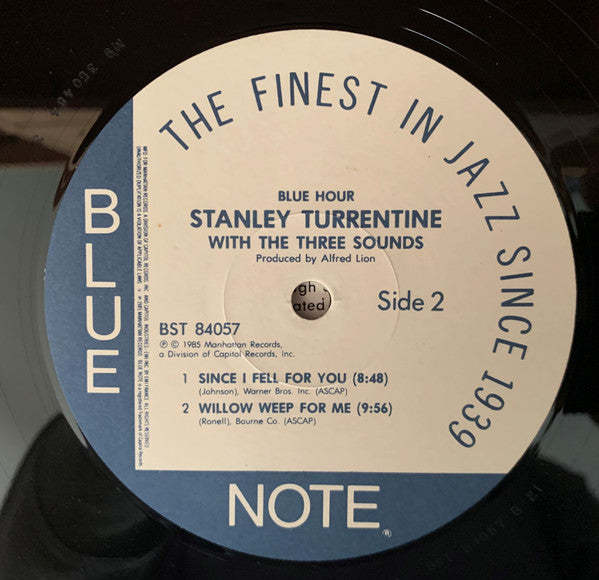 Stanley Turrentine With The Three Sounds - Blue Hour (VINYL LP) | Very Good (VG) Near Mint- (NM-) - JAZZ / USED *VERY GOOD*