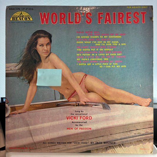 Vicki Ford - World's Fairest (VINYL) | Very Good (VG) Excellent (EX) - JAZZ / USED *VERY GOOD*