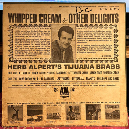 Herb Alpert & The Tijuana Brass - Whipped Cream & Other Delights *MONARCH/MONO* | Very Good (VG) Very Good (VG) - JAZZ / USED *VERY GOOD*