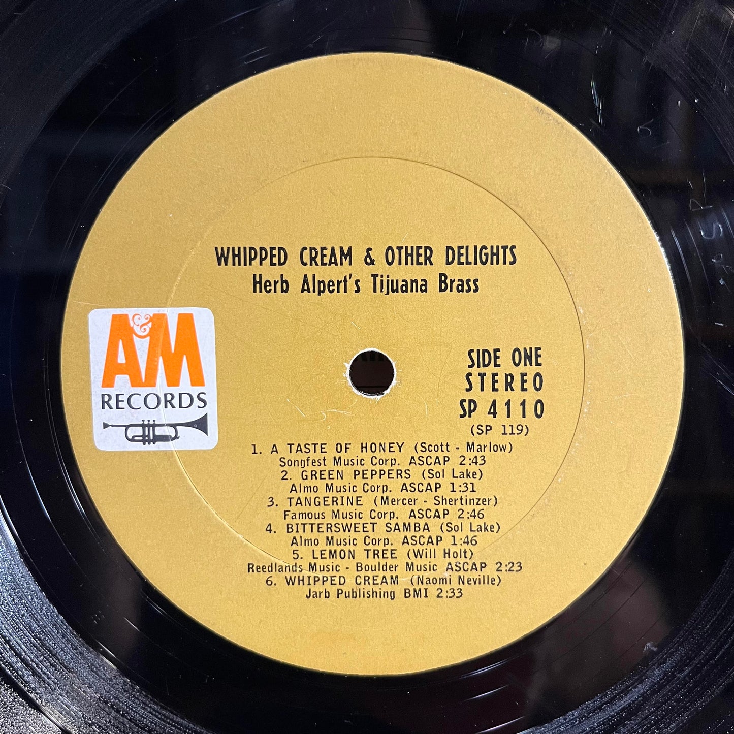 Herb Alpert & The Tijuana Brass - Whipped Cream & Other Delights | Very Good (VG) Very Good (VG) - JAZZ / USED *VERY GOOD*