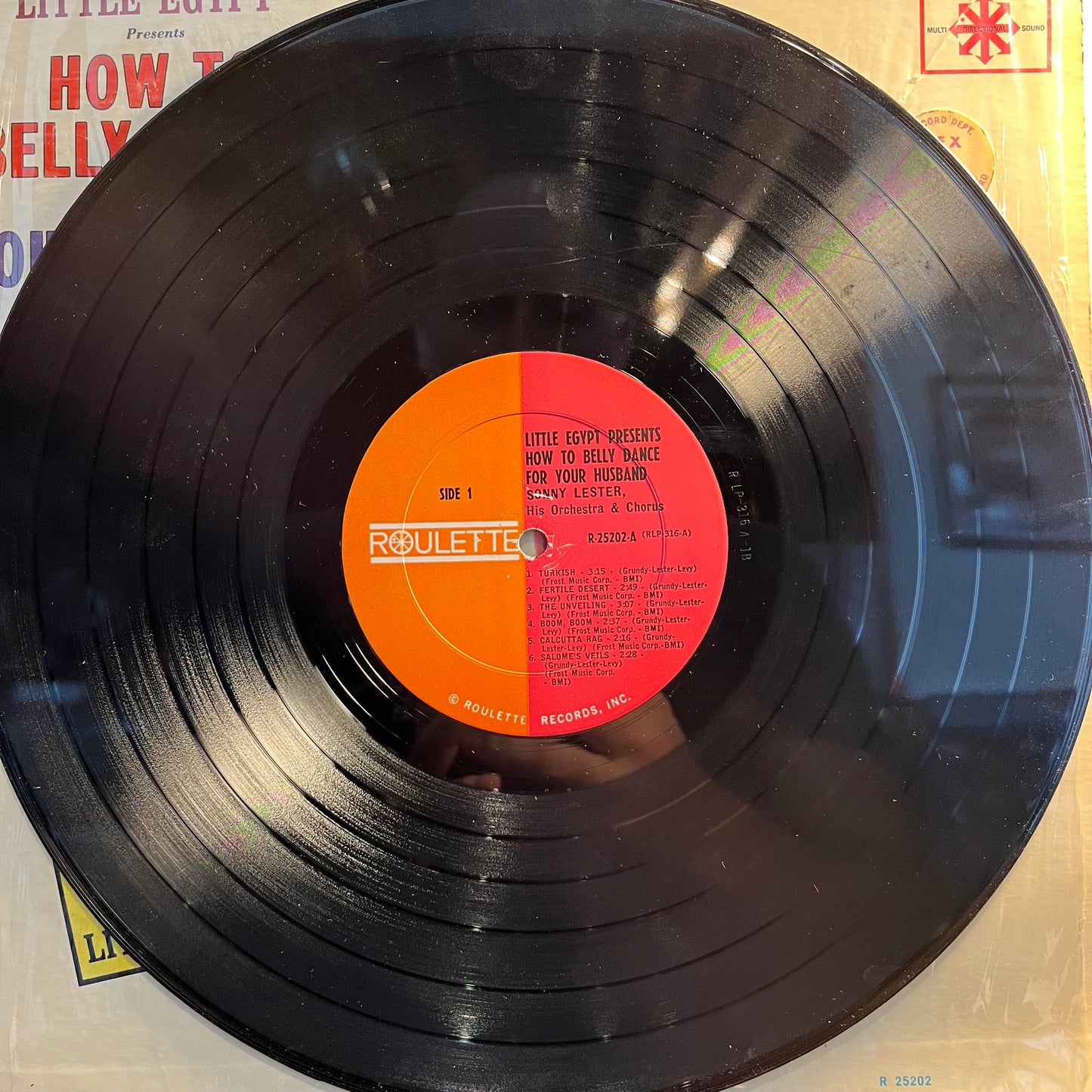 Sonny Lester & His Orchestra - Little Egypt Presents How To Belly-Dance For Your Husband | Very Good (VG) Excellent (EX) - JAZZ / USED *VERY GOOD*