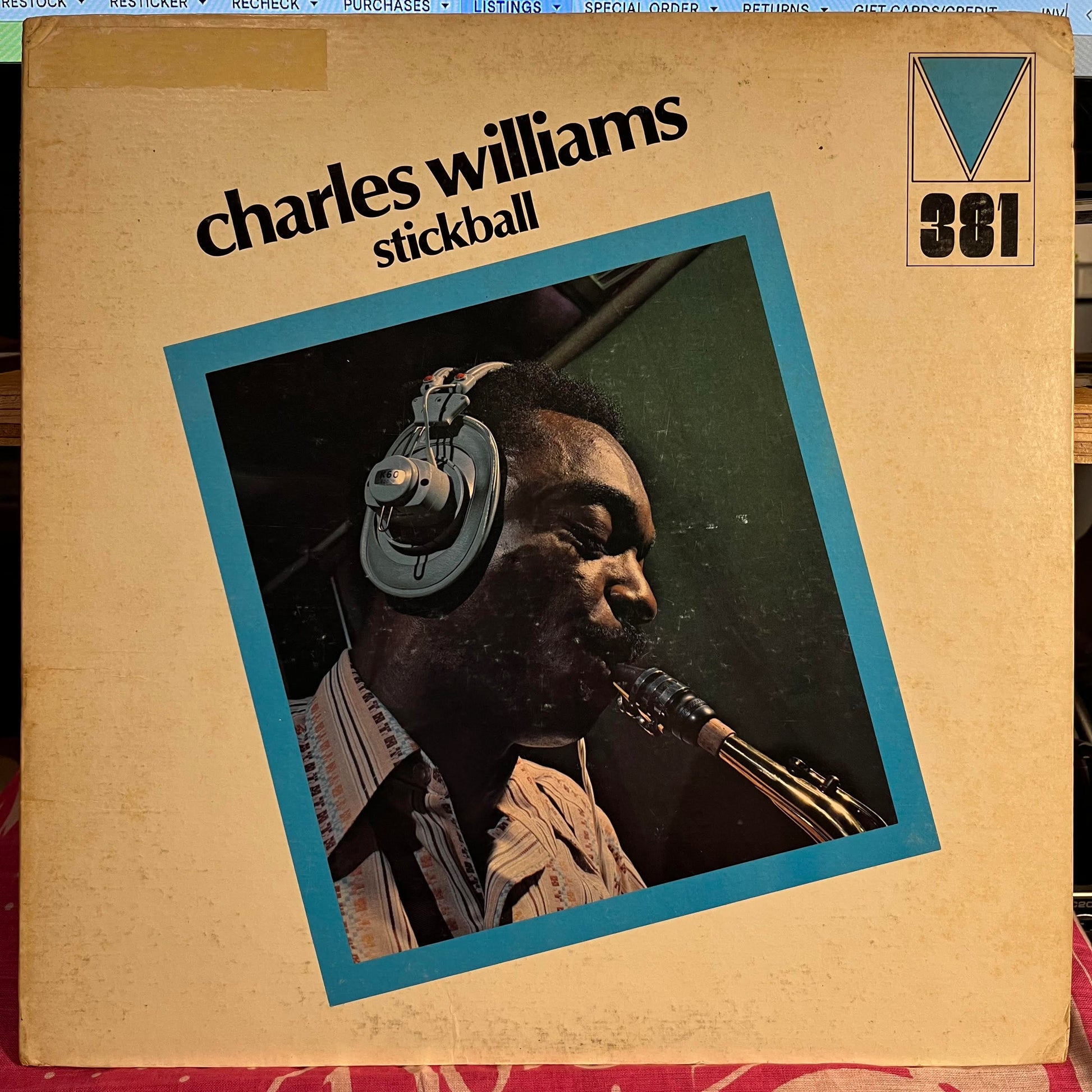 Charles Williams (15) - Stickball *PROMO* | Very Good (VG) Very Good Plus (VG+) - JAZZ / USED *VERY GOOD*