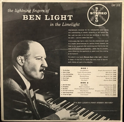 Ben Light - In The Limelight | Very Good (VG) Excellent (EX) - JAZZ / USED *VERY GOOD*
