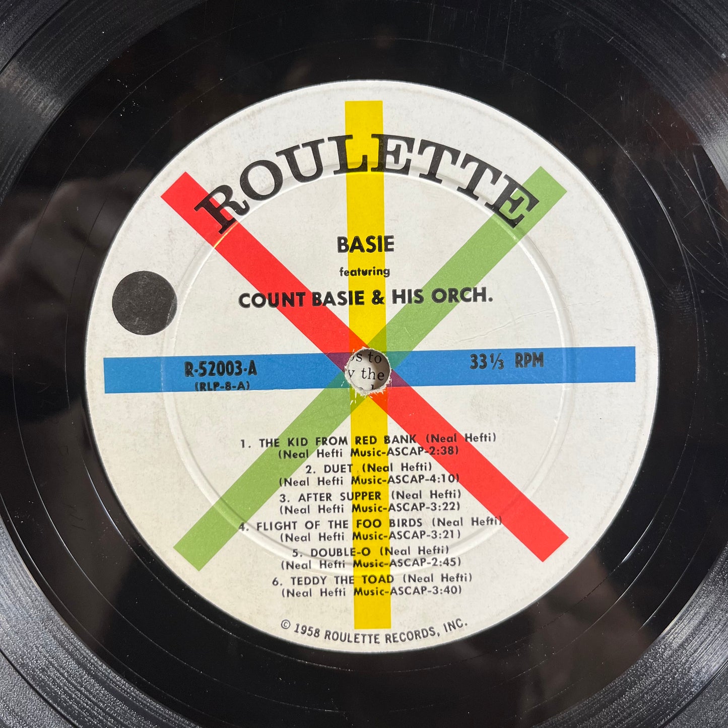 Basie (LP) | Very Good (VG) Very Good (VG) - JAZZ / USED *VERY GOOD*