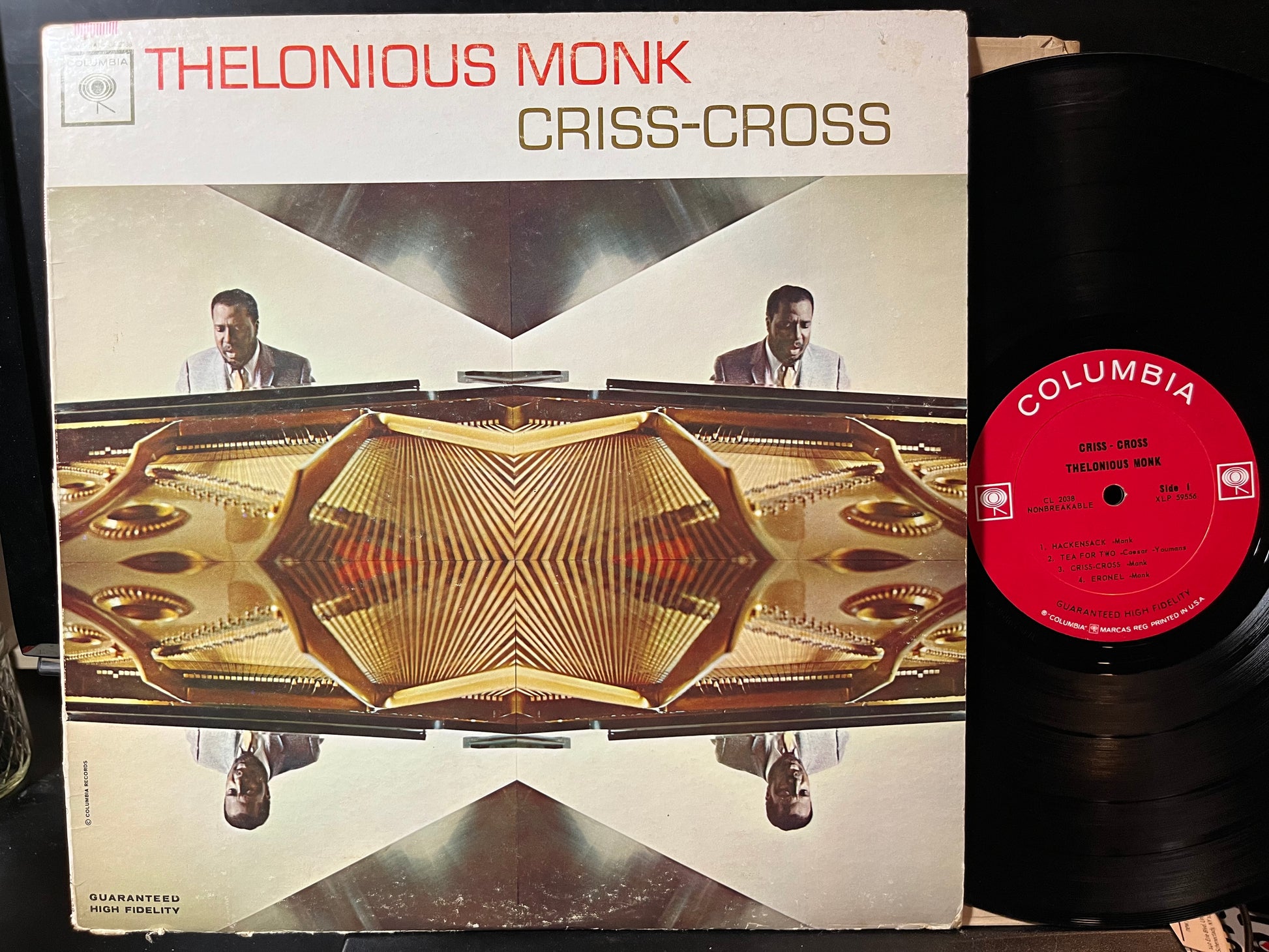 Thelonious Monk - Criss-Cross (VINYL) | Very Good (VG) Very Good Plus (VG+) - JAZZ / USED *VERY GOOD*