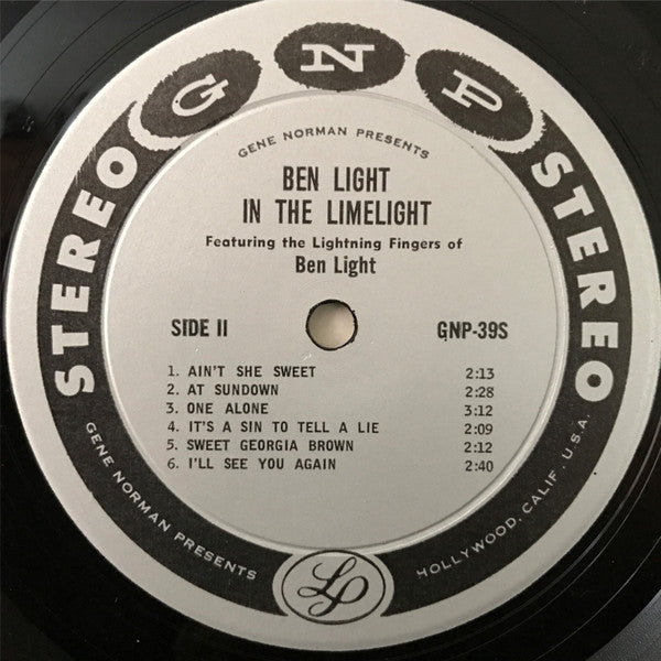 Ben Light - In The Limelight | Very Good (VG) Excellent (EX) - JAZZ / USED *VERY GOOD*