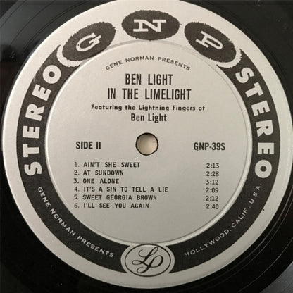 Ben Light - In The Limelight | Very Good (VG) Excellent (EX) - JAZZ / USED *VERY GOOD*